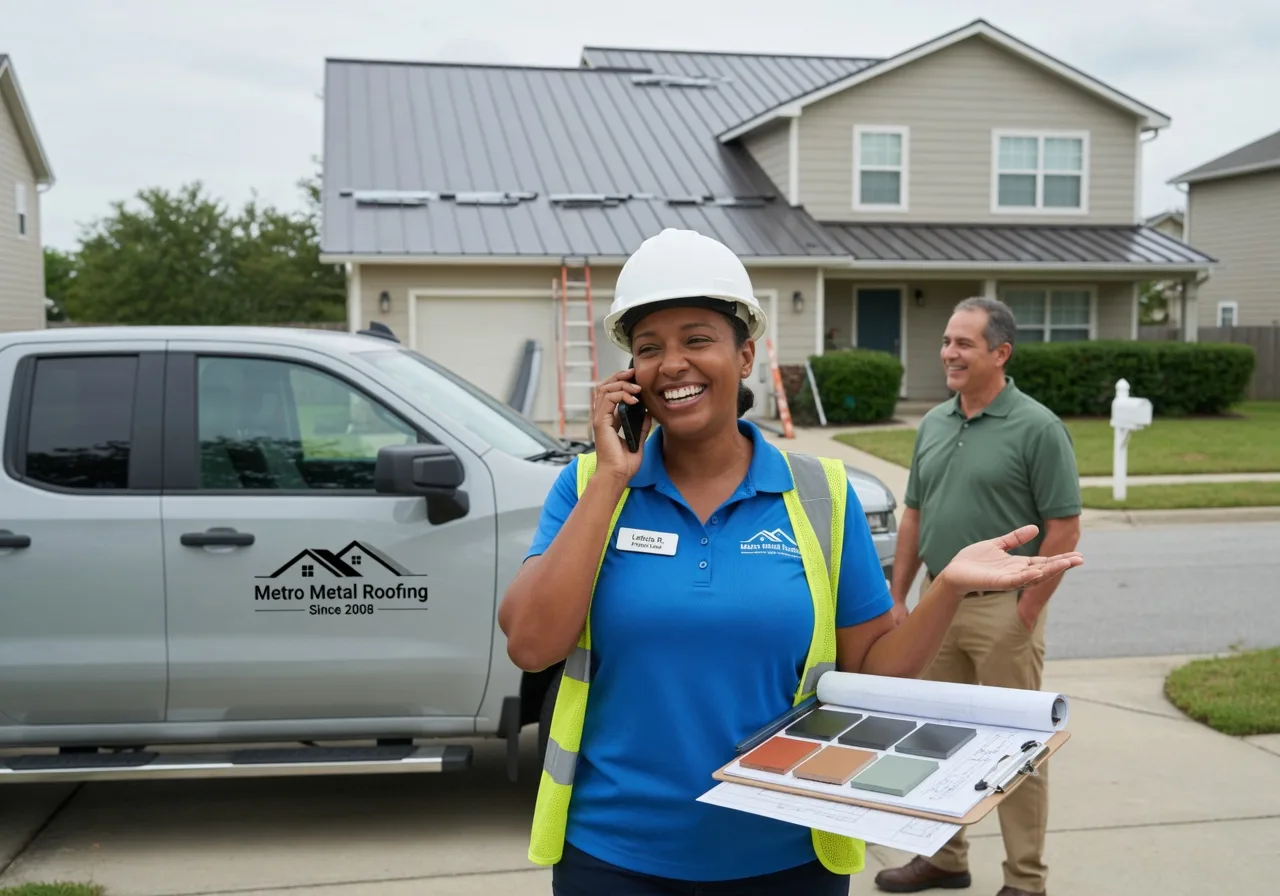 Storm Damage Metal Roof Repair in New Germantown, PA
